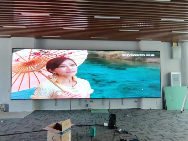 工农P1.53led小间距屏安装案例